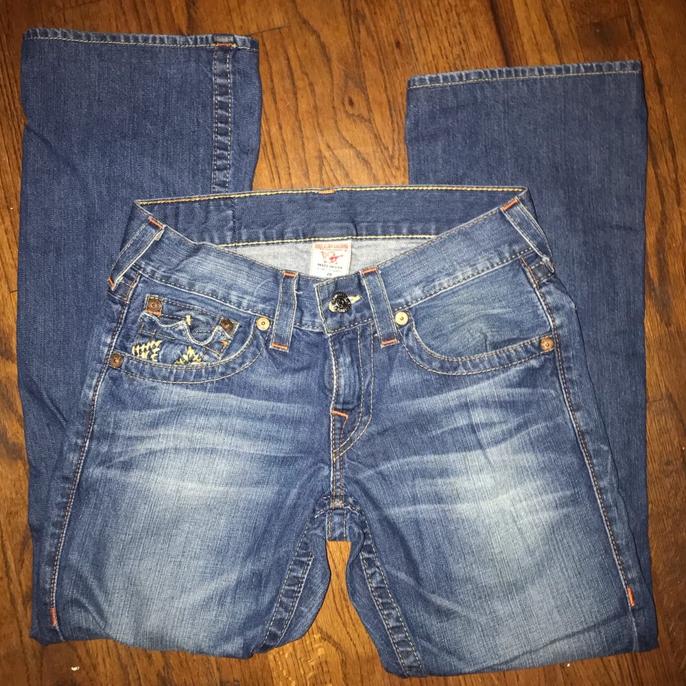 TRUE RELIGION Joey Jeans Size 28 sticking flare